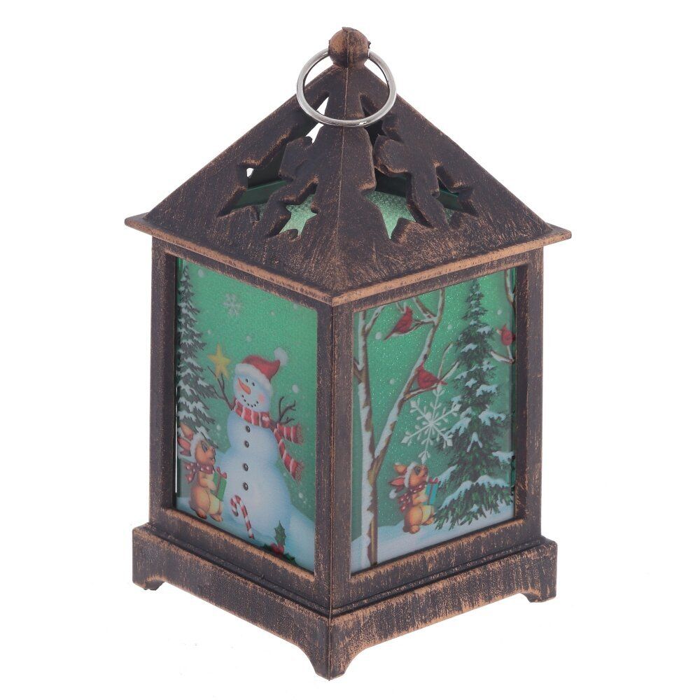 GAEM Изделие декоративное "Фонарь" (подсвет, LR44 х3шт) L6,5 W6,5 H12 см, 2в.