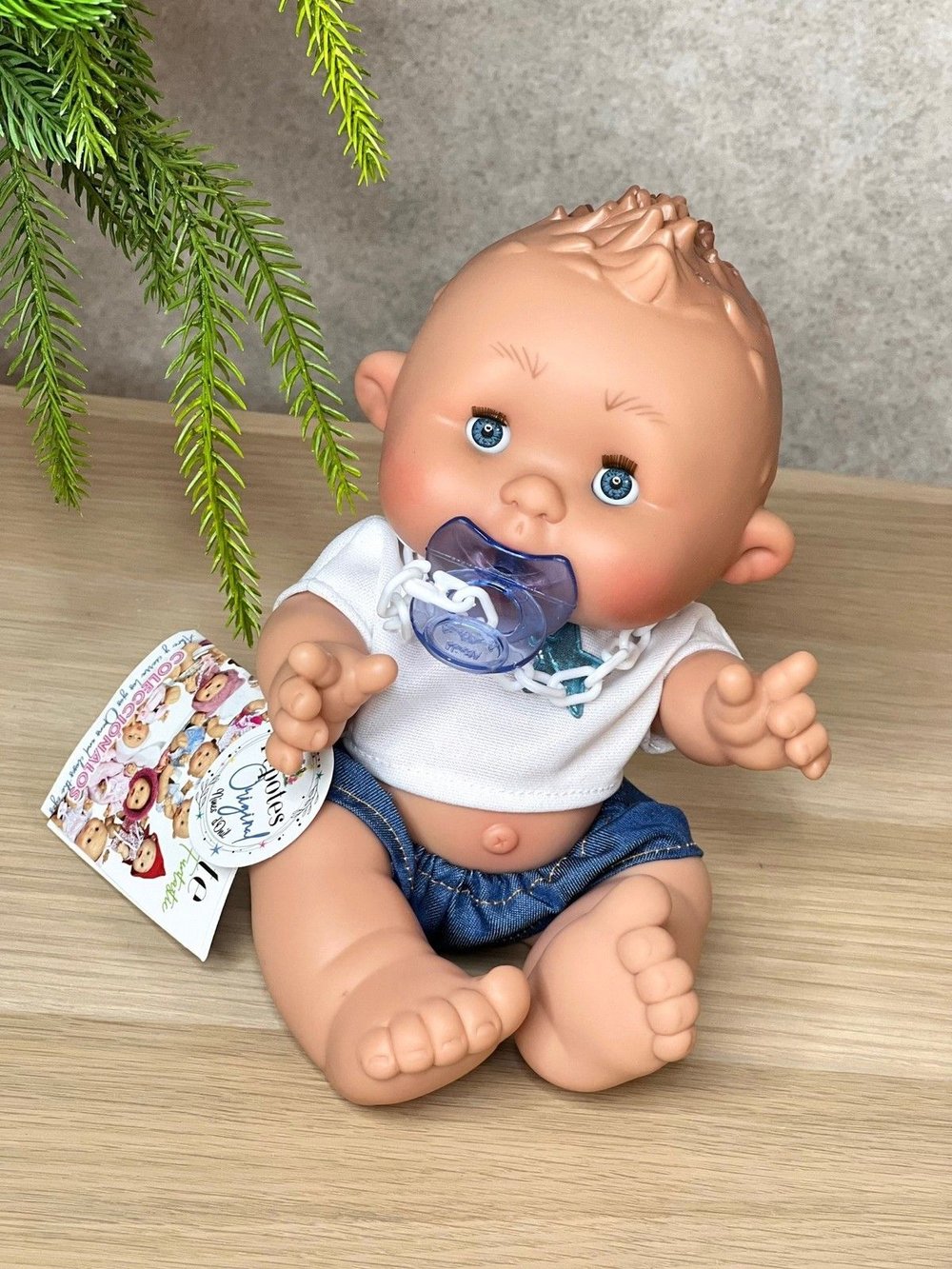Пупс Nines 26см PEPOTE с закрывающими глазками (N814D)