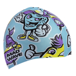 Шапочка для плавания силиконовая Mad Wave Fun