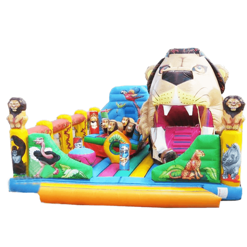 Надувной батут "В пасти льва"