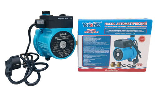 Насос повышения давления "Vodotok" WRS 15/90-Z (W15G-7), мокрый ротор,бесшумный
