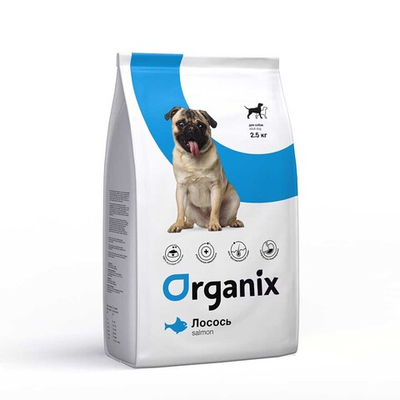 Organix Adult Dog Salmon - сухой корм для собак (лосось и рис)