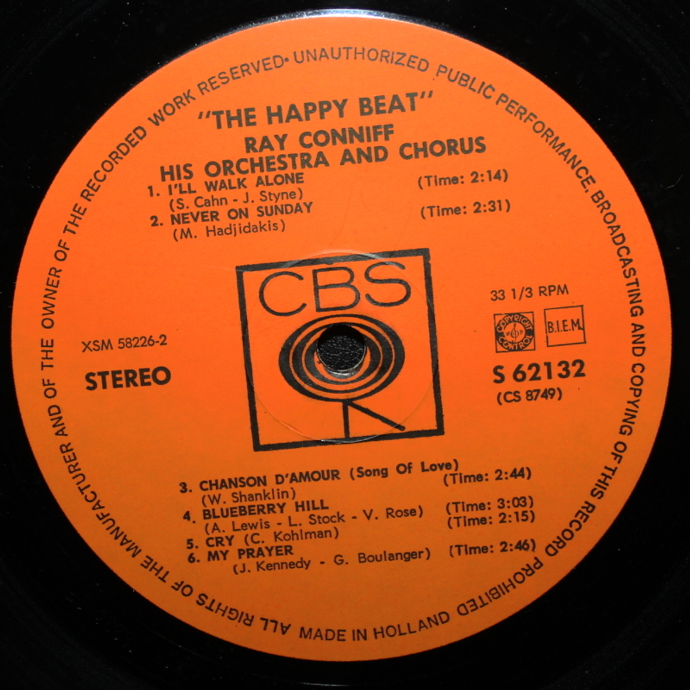 Ray Conniff And His Orchestra And Chorus / The Happy Beat (LP)