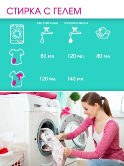 Гель для стирки с пятновыводителем 5 литров