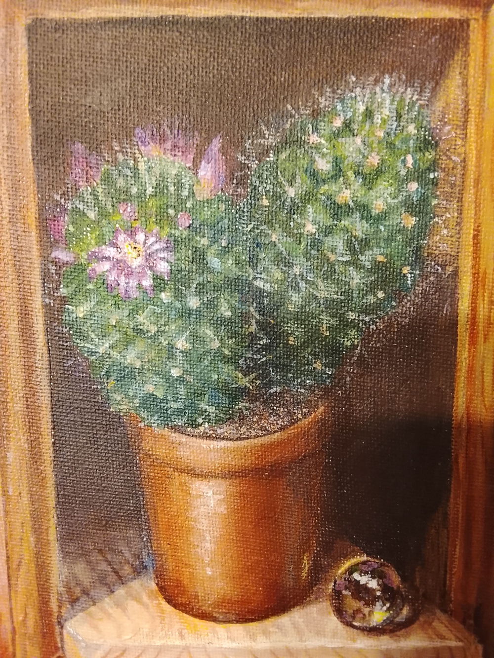 Картина "Айва", натюрморт. 30 см на 30 см. Акрил на картоне. Авторская живопись, оригинал.