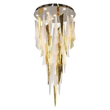 Люстра потолочная 10*GU10 APL.855.06.10 латунь Teresa Aployt