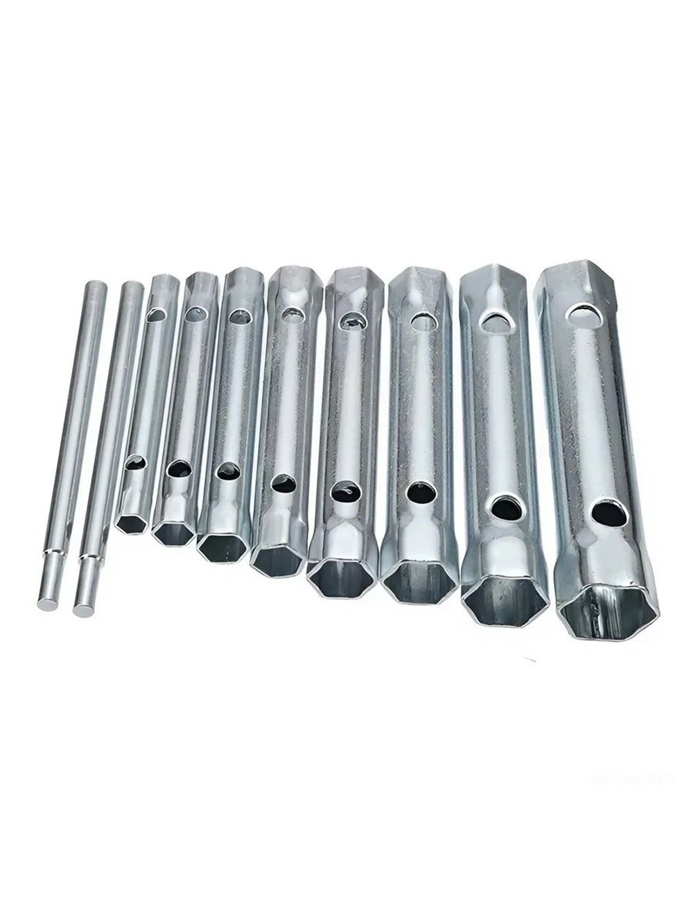 Ключи трубчатые, набор 10 шт. ( 6-22 мм ) Набор торцовых трубок