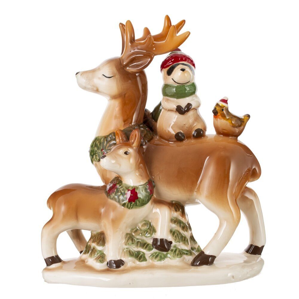 GAEM Фигурка декоративная "Олени", L18 W9 H21 см