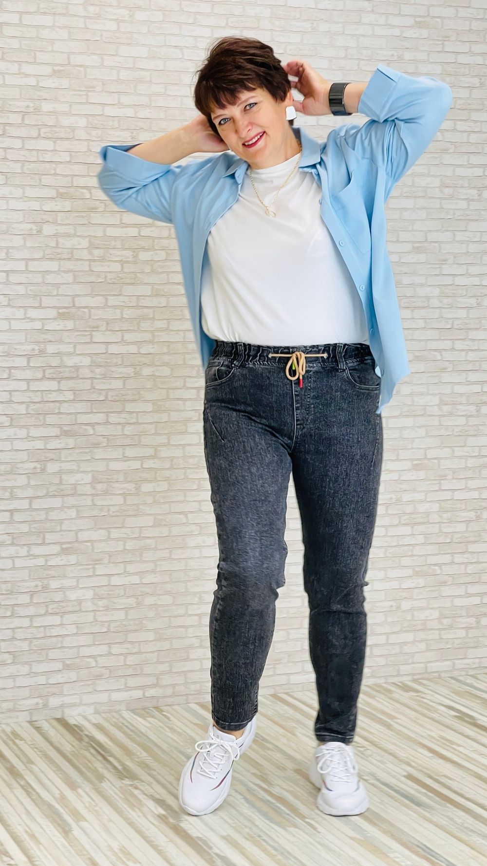 Джинсы МС-2-1722 (тёмно-серый)