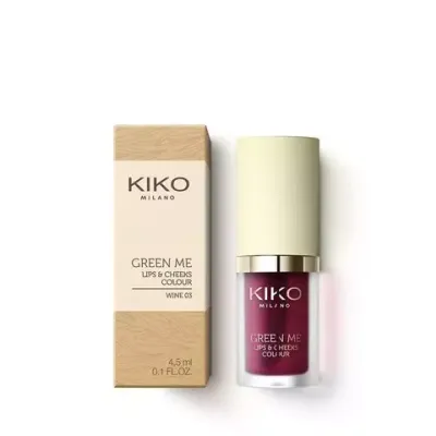 Тинт для губ и щек KIKO Milano Green Me Lips & Cheeks Colour - 03 WINE