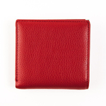 Маленький квадратный кошелёк красный женский Coscet иск.кожа CS404-108B