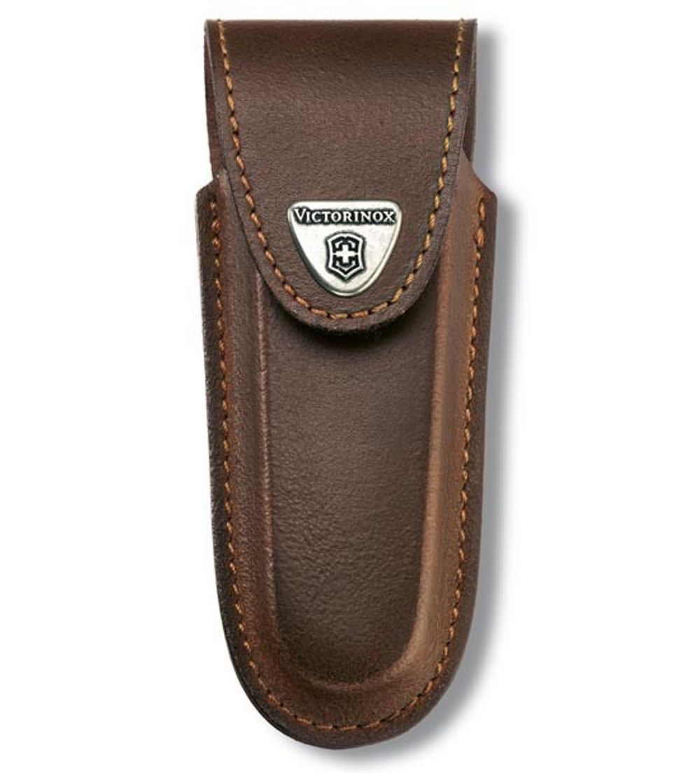 Чехол Victorinox для 111мм толщина 2-3 ур кожа коричневый (4.0537)