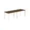 PR.223.DM.P59.WH / Рабочая станция s-b-s 2400х800х750 / профиль: 59х59 белый; столешница: дуб модена
