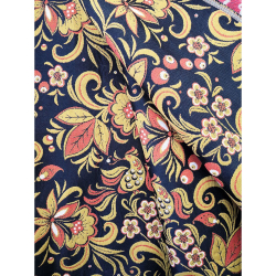 Гобелен Этника Хохлома черная