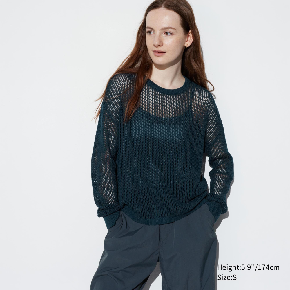 UNIQLO | Вязаный Свитер С Круглым Вырезом