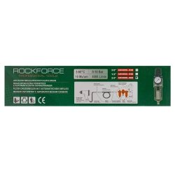 Фильтр-регулятор 3/4''с индикатором давления и автоматическим сливом RockForce##Rock FORCE RF-AW4000-06D