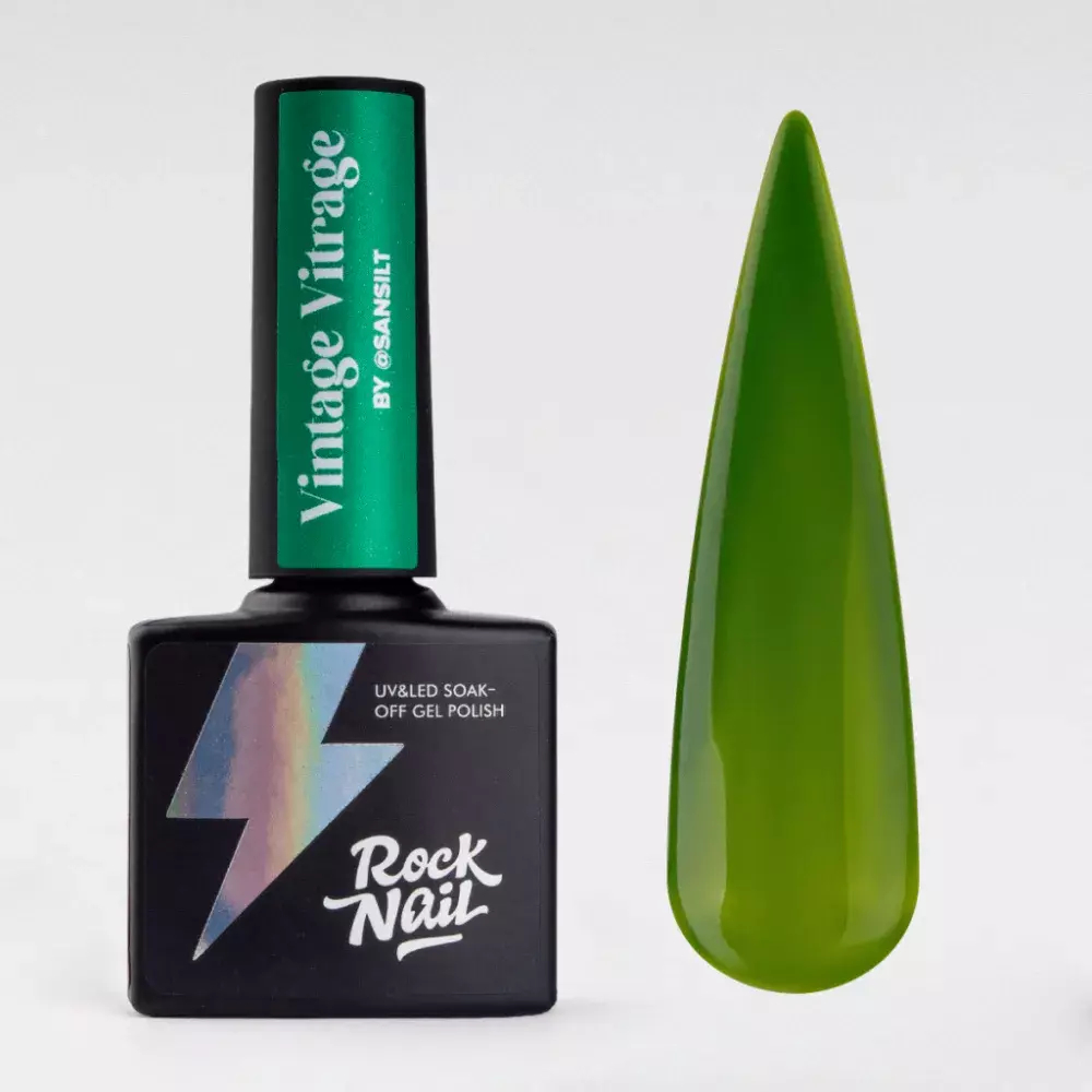 RockNail Гель-лак Vintage Vitrage 244 Doublemint, 10 мл