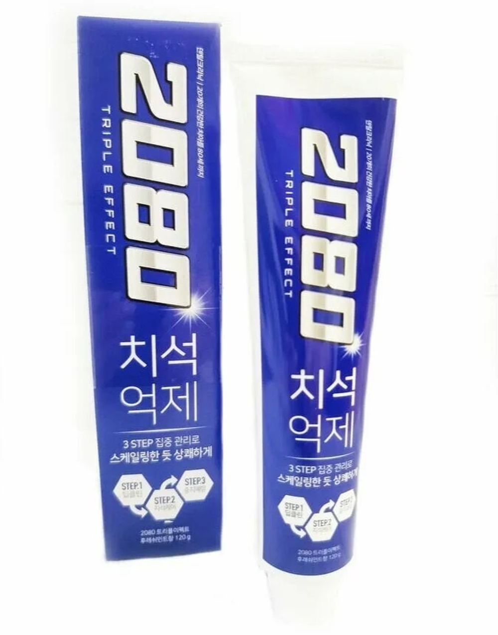 *2080 Triple Effect Strong Mint Fragrance Toothpaste, 120г - Зубная паста тройного действия