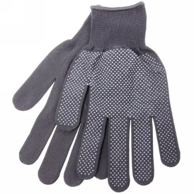 Перчатки нейлоновые «Классика» с ПВХ покрытием серые 8 р-р б/блистера