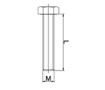 ТМС Болт с шестигранной головкой М12х35 (ТДЦ)