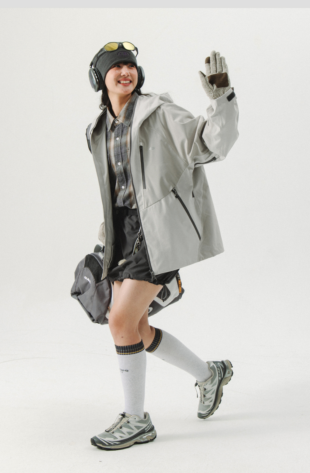 Куртка NOTHOMME BLUE “Snow Rider” Outdoor Triple-Protection Warm, Cold-Resistant, Wear-Resistant White Goose Down Taped Ski Jacket