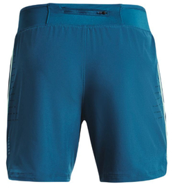 Мужские теннисные шорты Under Armour Men's Speedpocket 7'' Short - petrol blue/fuse teal