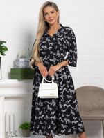 Платье Доминанта (черное/собаки) П15360-16М LT Collection