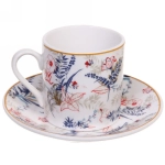 Кофейный набор 12 предметов «Paradise» (6кружек 90мл+6блюдец), белый