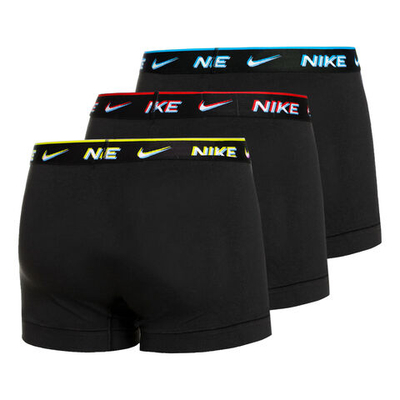 Nike Everyday Cotton Stretch Trunk Boxer Shorts 3 Pack Men - Black, Multicoloured