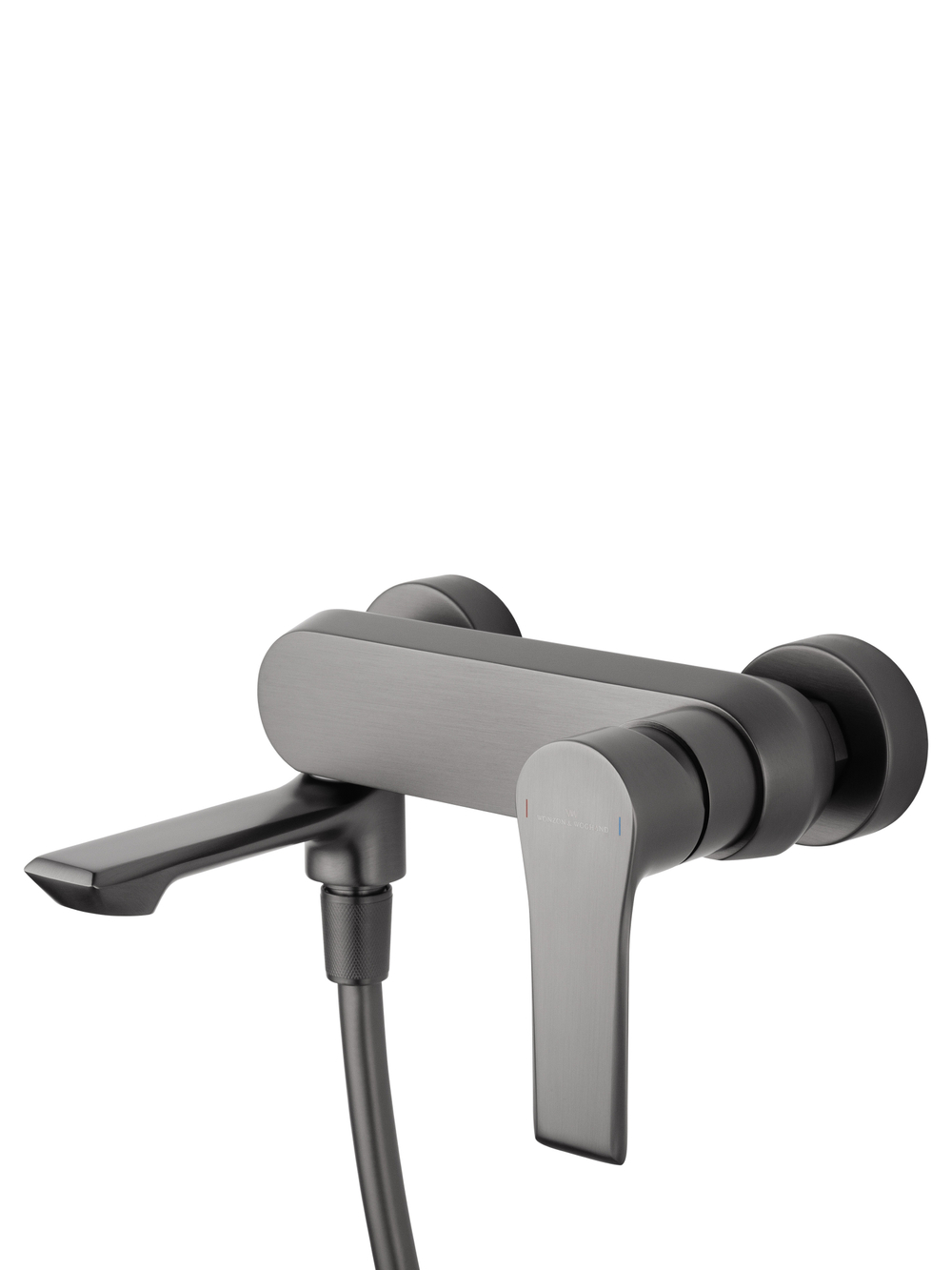 Смеситель для ванны с душем WONZON & WOGHAND BRILLIANT, Темный графит (WW-88037079-BGM)