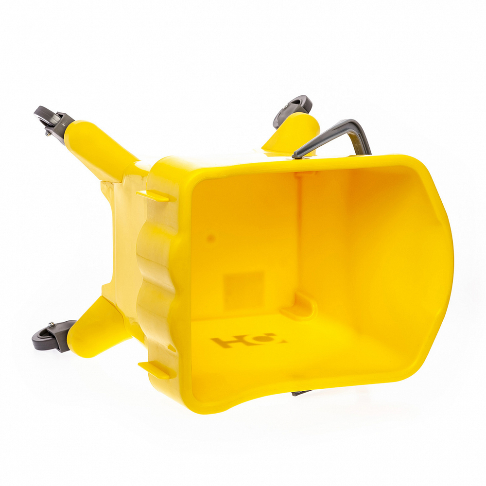 Ведро на колесах с универсальным отжимом, желтое, 31 л HQ Profiline