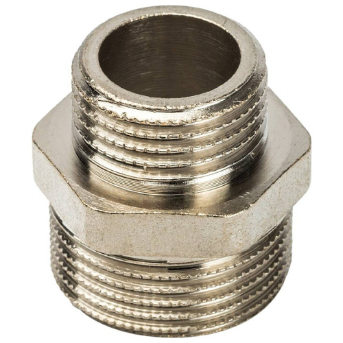 Ниппель НН переходной никелированный 3/4X1/2 SFT-0004-003412 STOUT