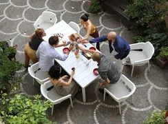 Стол пластиковый раздвижной Rio, 210-280х100 см, белый