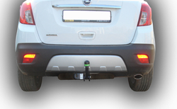 Фаркоп Лидер-Плюс для OPEL MOKKA 2012- с электрикой (Smart) и сертифкатом в комплекте арт.(O116-A)