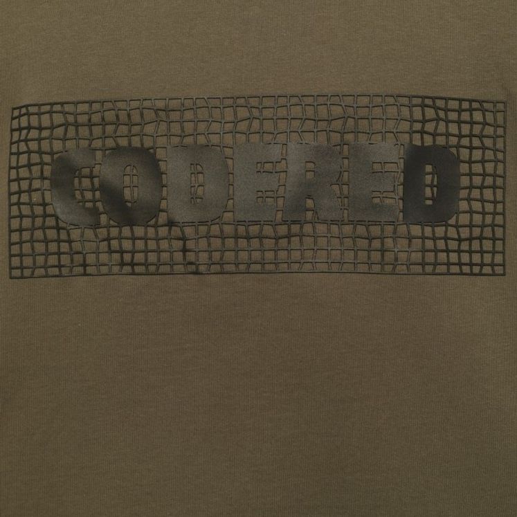 Футболка CODERED Wide T Bent Grid Box, хаки