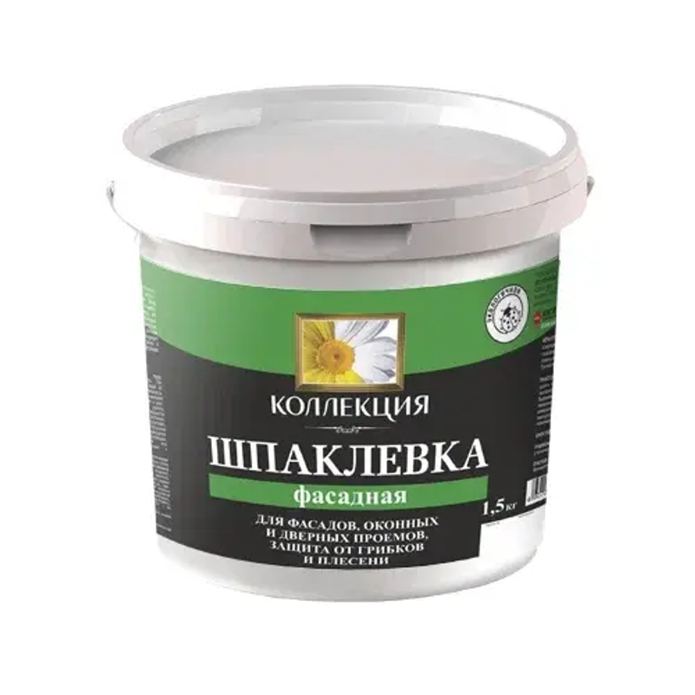 КОЛЛЕКЦИЯ Шпаклевка Фасадная 1,5кг (ИжСинтез)