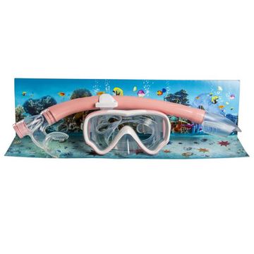 Набор детский маска+трубка Sargan Маугли Pink Розовый