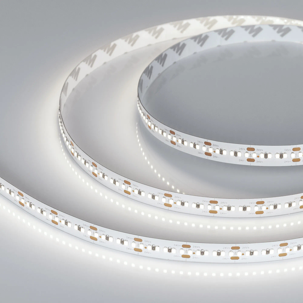 Светодиодная лента MICROLED-M300-10mm 24V Day5000 (21.6W/m, IP20,2216, 5m) (Arlight, 21.6 Вт/м, IP20) 023588(1)