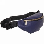 Сумка на пояс из искусственной кожи «Elements - Hit», цвет синий, 29*13см