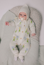 Комбинезон вязаный (цветочные мечты)