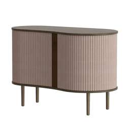 Тумба Umage Audacious, 100х50х67 см, темный дуб, розовый