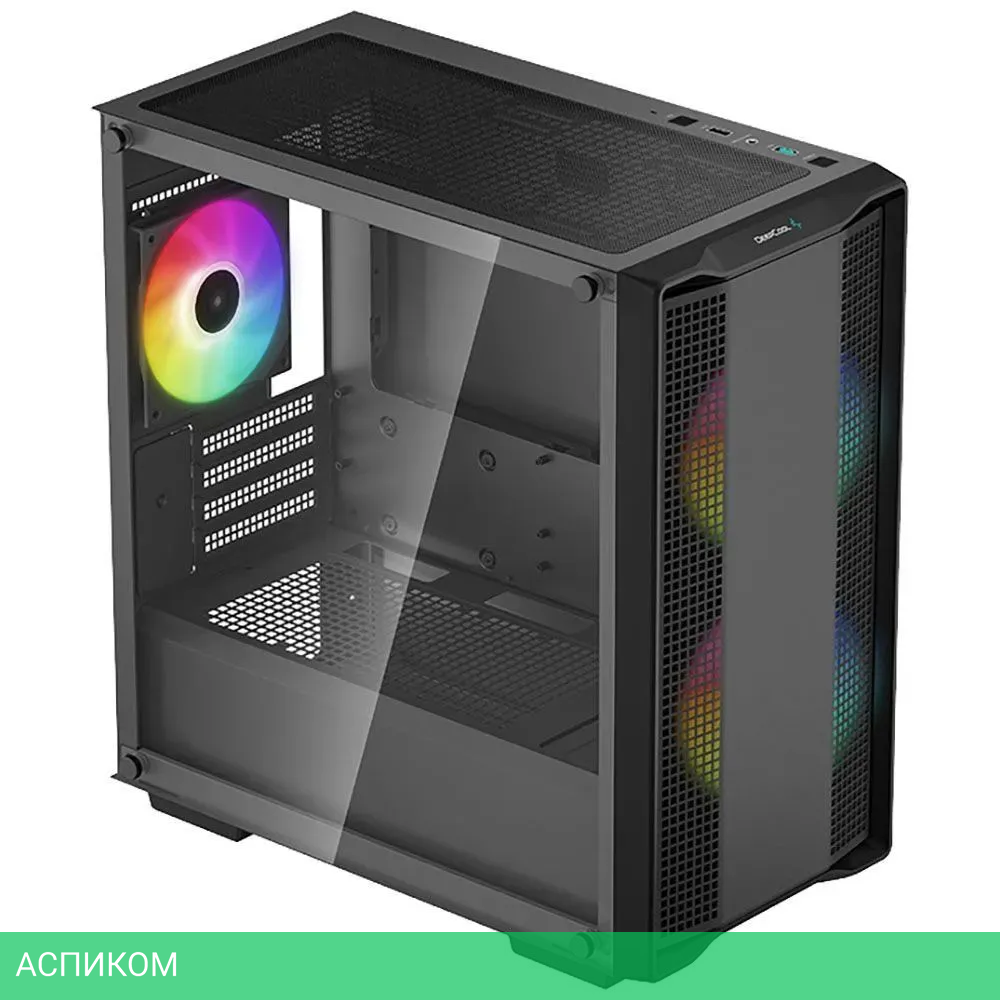 Корпус DeepCool CC360 ARGB с PF650 (R-CC360BK-PF650-R-1)