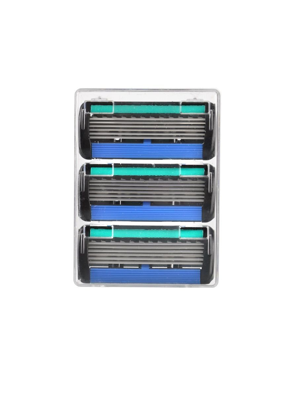 6 многоразовых кассеты, 6 лезвий , для бритвенного станка HAOWELL, плавающая головка, полоска Aloe+витамин E.