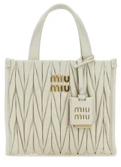 Сумка MIU MIU matelassé из кожи наппа, белый