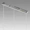 8102/3A COMFI LN26 408 хром/прозрачный металл/металл Подвес Е14 3*40W 220V ISHA