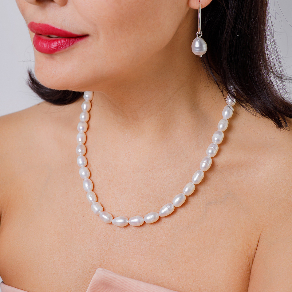 Колье Fiore Luna String of Pearls Togl BL4512 S