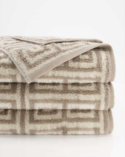 Полотенце 50х100 Cawo Noblesse Elegance Allover 1088 37 бежевое