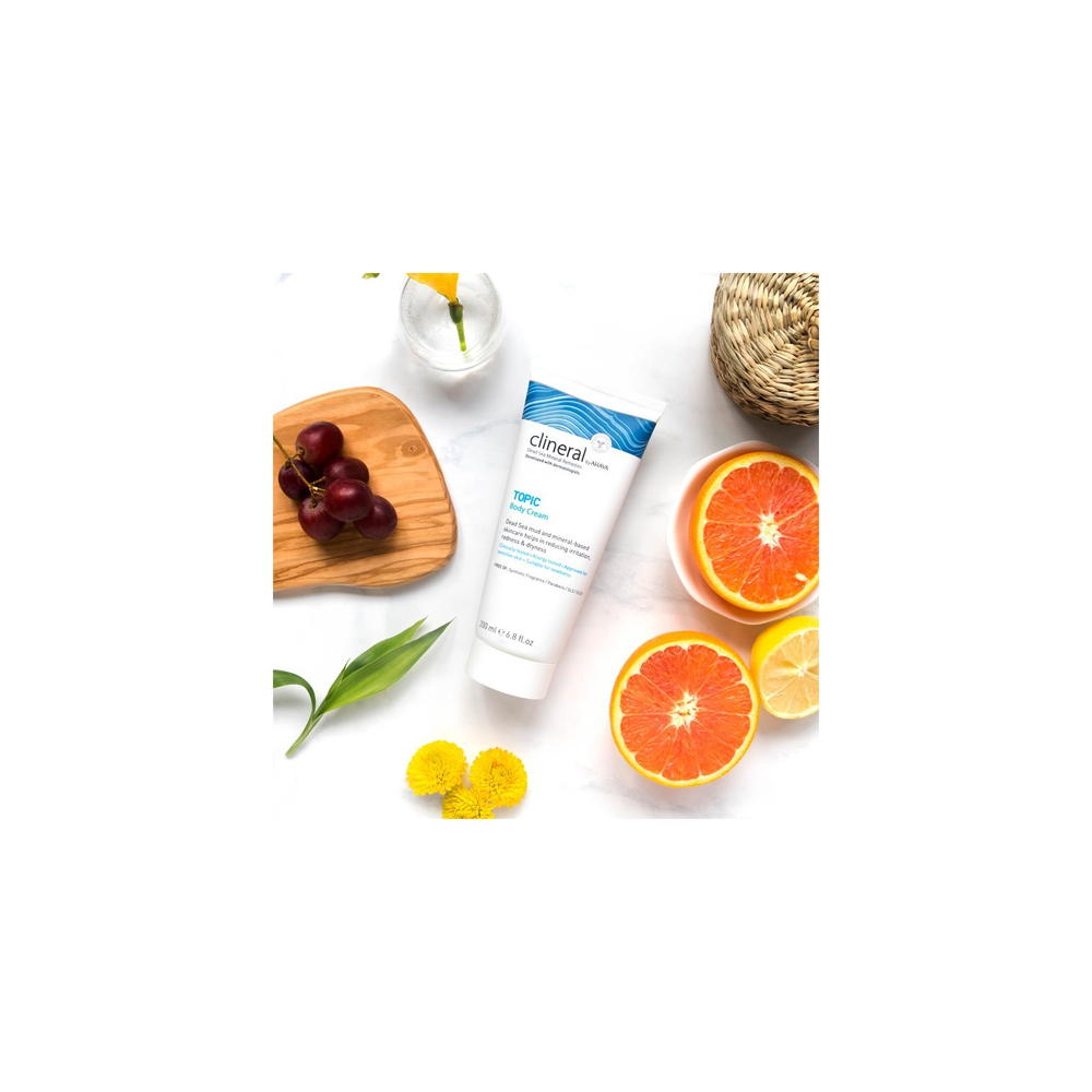 AHAVA Clineral TOPIC - успокаивающий крем для тела для атопичной кожи /   200  ml  / GTIN 697045003877