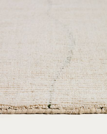 Ковер Lisdan из синтетического волокна цвета экрю 160 x 230 см