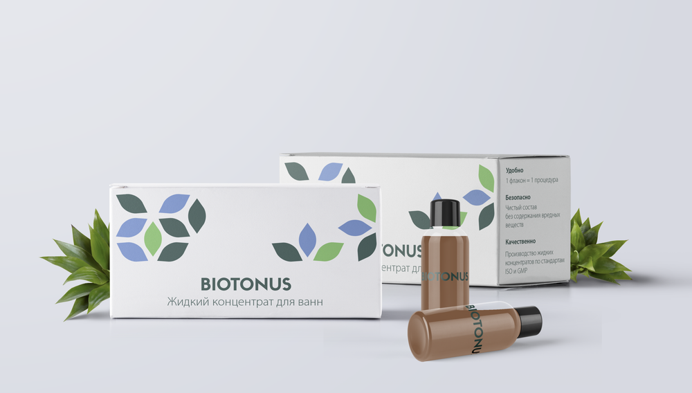 Набор Жидкий концентрат для ванн BIOTONUS Защита-В 300 мл (10 флаконов по 30 мл в коробке)